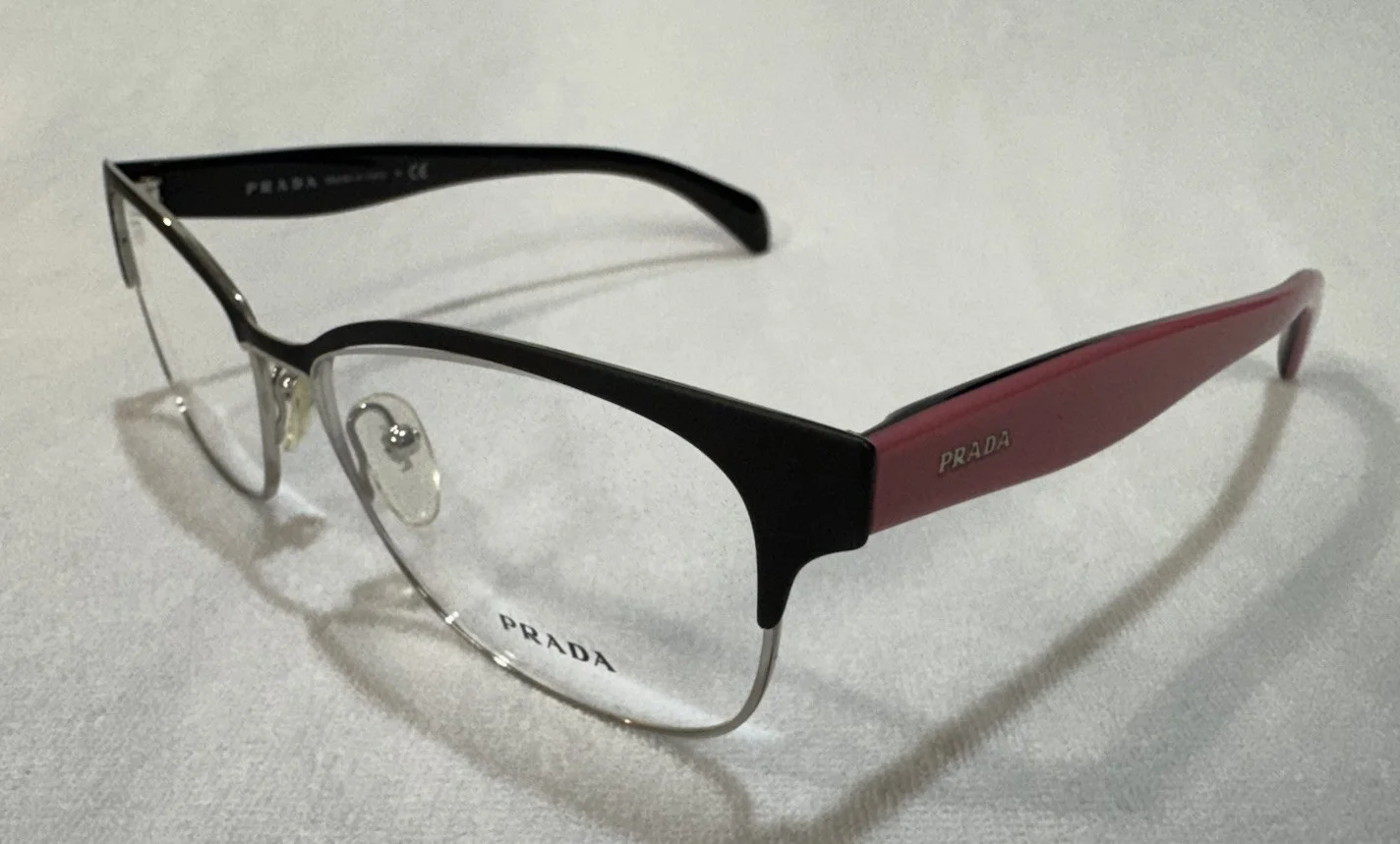 PRADA PR65RV-DHO1O1-55 Eyeglasses Size 55mm 16mm 140mm brown Women 2